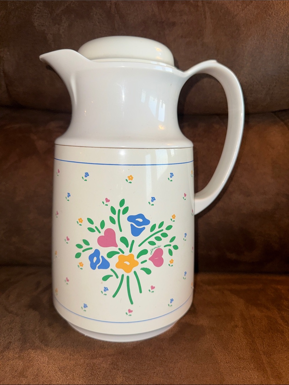 Thermos White Plastic Lid/Cap No. 490 - Made in West Germany